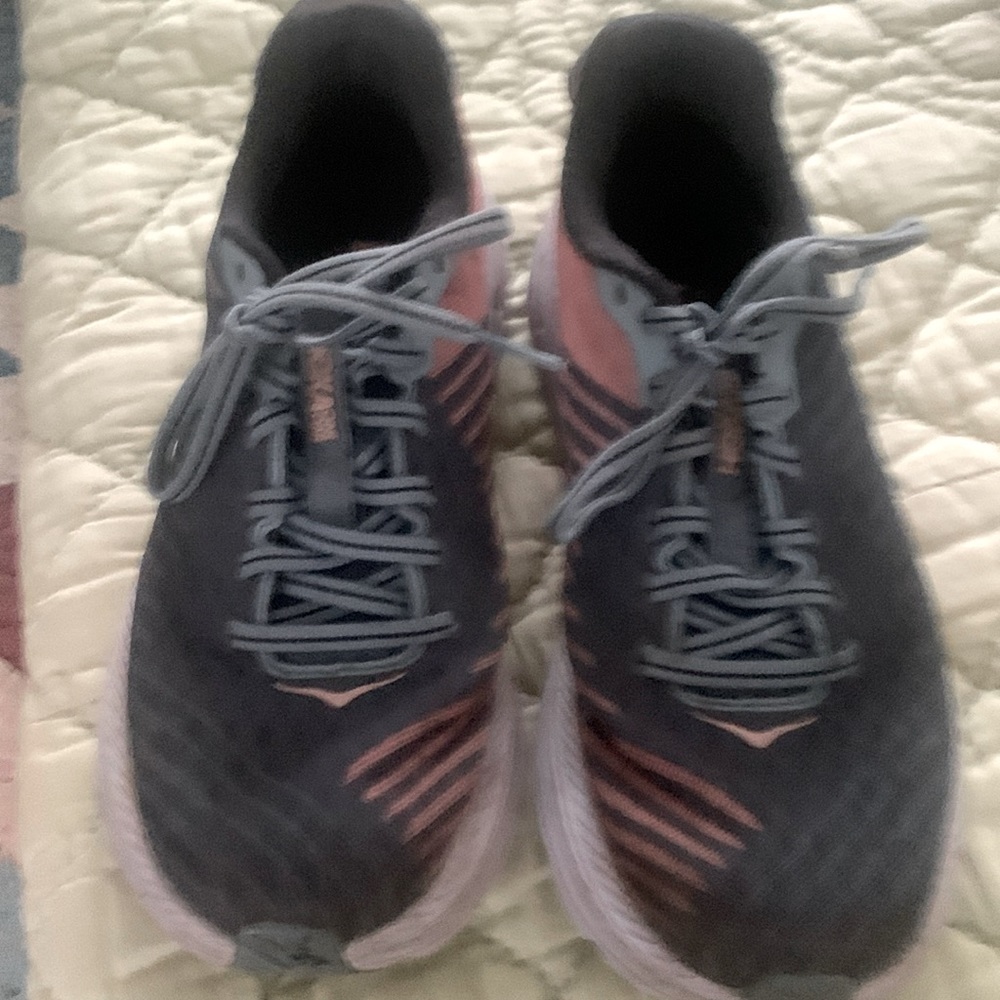 HOKA athletic shoes.